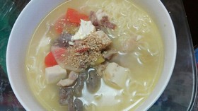 牛すじ煮込み塩ラーメン☆☆☆