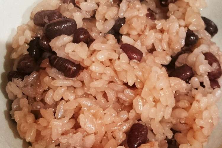 炊飯器で赤飯 5合 レシピ 作り方 By りえぴぴぴ クックパッド 簡単おいしいみんなのレシピが359万品