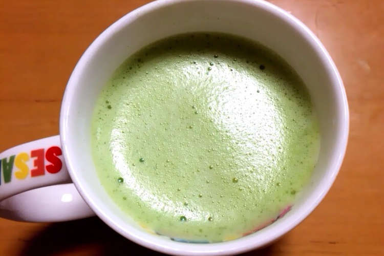 本格抹茶ラテ レシピ 作り方 By ぱっちょ クックパッド