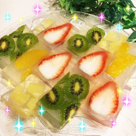 アレンジ自在♪ ✾フルーツ寒天✾