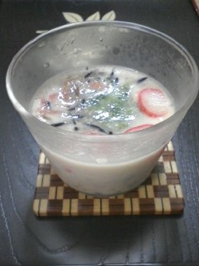 煮物の余りで簡単茶碗蒸し
