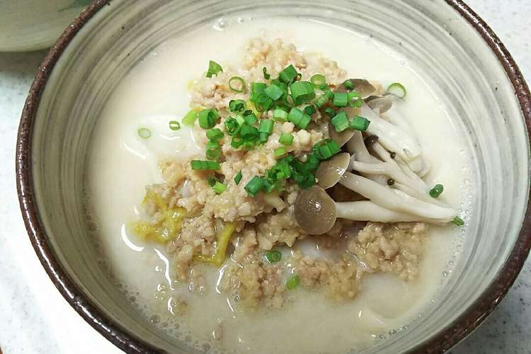 白菜入りたっぷり肉味噌の豆乳うどん レシピ 作り方 By まるんくん クックパッド 簡単おいしいみんなのレシピが363万品