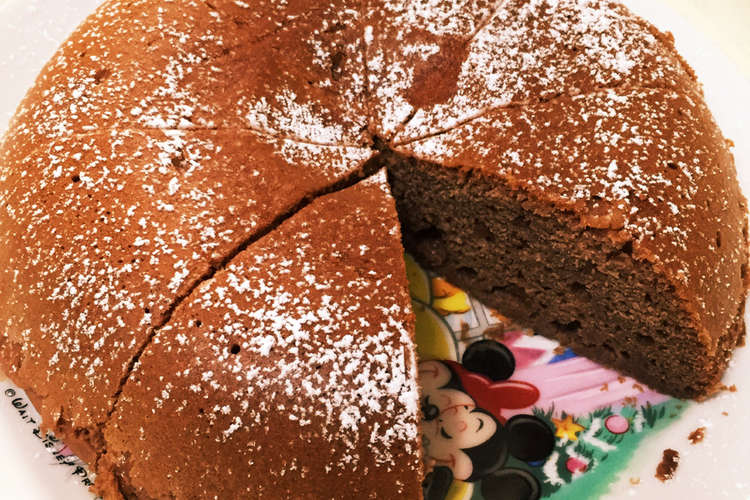 炊飯器で簡単ココアケーキ レシピ 作り方 By ゆうか けいすけ クックパッド 簡単おいしいみんなのレシピが359万品