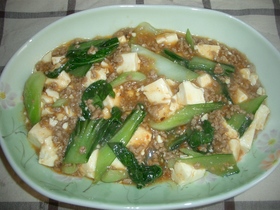 青梗菜入り簡単!麻婆豆腐
