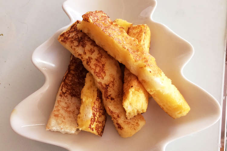 手づかみ離乳食 フレンチトースト レシピ 作り方 By Ouji R クックパッド 簡単おいしいみんなのレシピが358万品