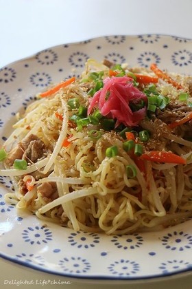 サッポロ一番で焼きラーメン