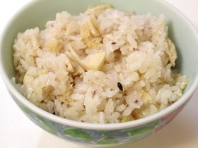 今が旬 たけのこご飯
