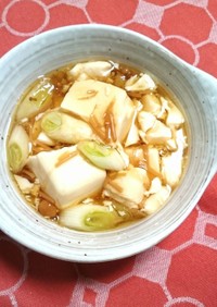 豆腐となめ茸の簡単とろとろ煮