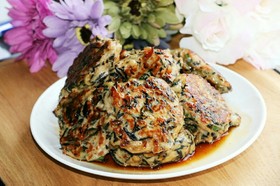 ひじきの煮物リメイク!鶏ミンチでつくね♡