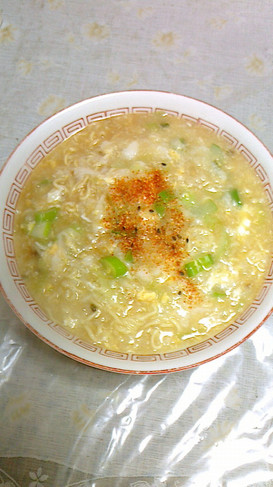 あんかけ風とろろ卵の味噌ラーメン★