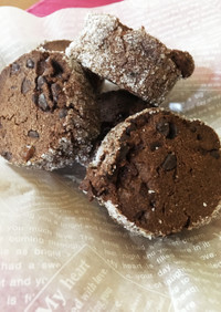 天然酵母のWチョコクッキー