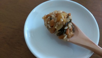玉ねぎ入り納豆麹の写真