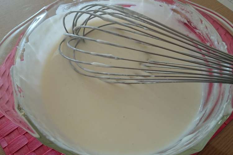 レンジ簡単 目分量ホワイトソース レシピ 作り方 By ブタママいんふぉ クックパッド 簡単おいしいみんなのレシピが368万品