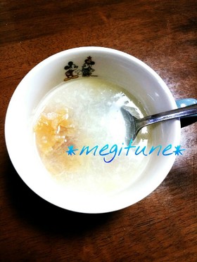 風邪等に!大根おろしの汁でみぞれ梅湯☆