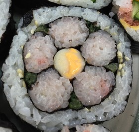【飾り巻き寿司】ひな祭りに*桃の花*