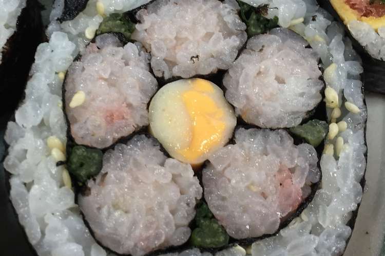 飾り巻き寿司 ひな祭りに 桃の花 レシピ 作り方 By 海苔コンシェルジュ クックパッド