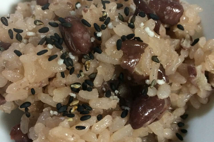 おこわコースのある炊飯器で簡単お赤飯 レシピ 作り方 By ちょくちゃんテーブル クックパッド 簡単おいしいみんなのレシピが360万品