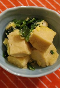 簡単！冷凍豆腐で高野豆腐の卵とじ風
