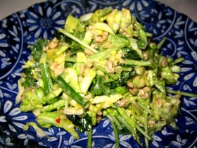 ひき肉のアジアン風?サラダ