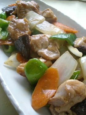 簡単☆中華風☆チキンのピリ辛炒め☆