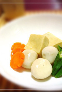 簡単♡高野豆腐と里芋のﾄﾛﾄﾛ〜煮物