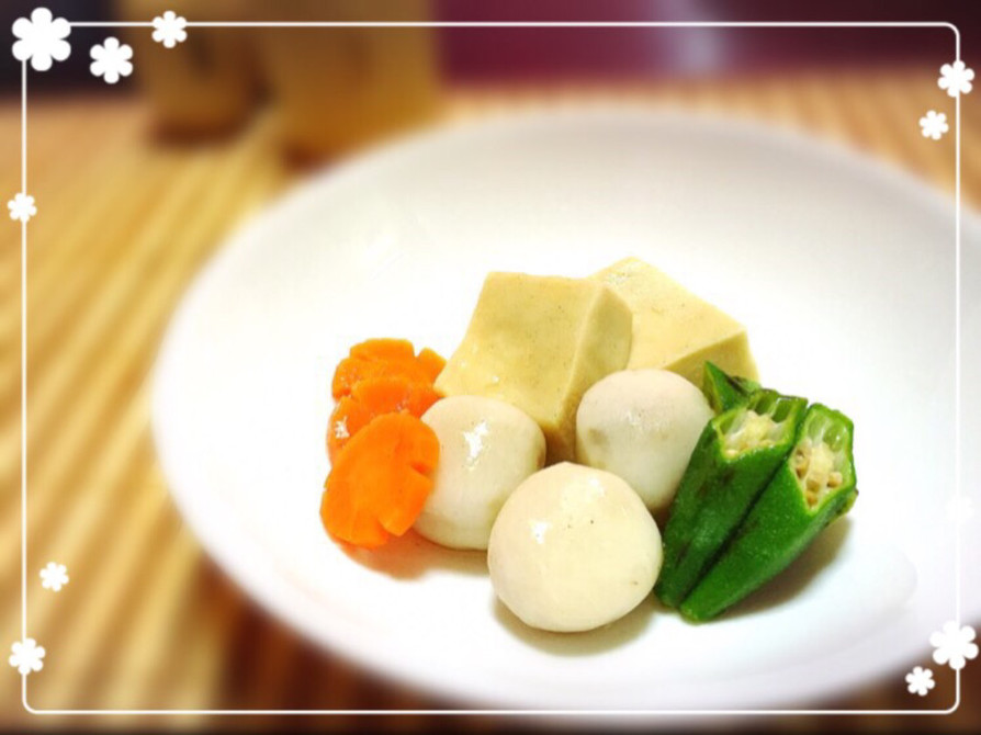 簡単♡高野豆腐と里芋のﾄﾛﾄﾛ〜煮物の画像