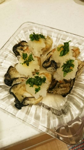 牡蠣のさっぱり焼き