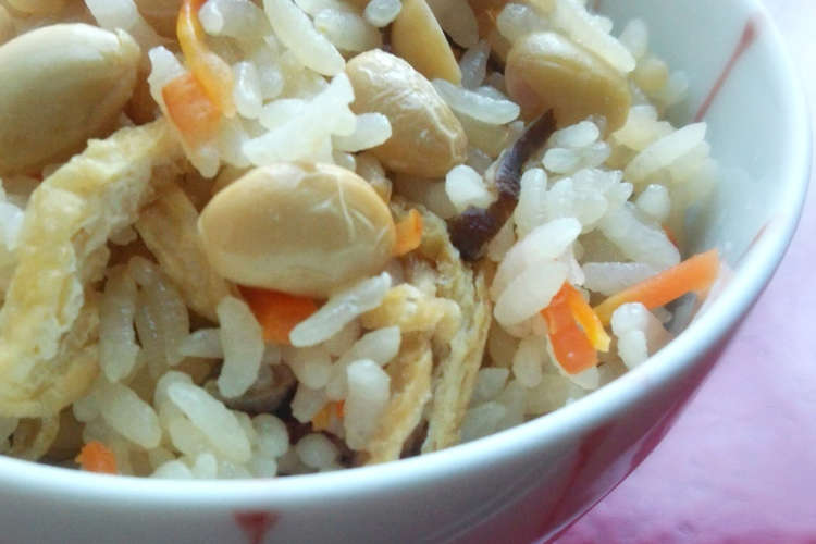 大豆ご飯 柏市学校給食 レシピ 作り方 By 柏市の給食レシピ クックパッド 簡単おいしいみんなのレシピが355万品