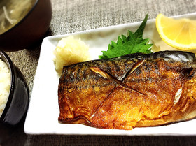 フライパンで簡単!鯖の塩焼き♪