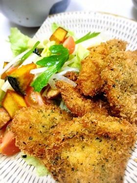 やわらか!ムネ肉の青のりチキンカツ