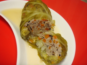 節約☆和風ロールキャベツ