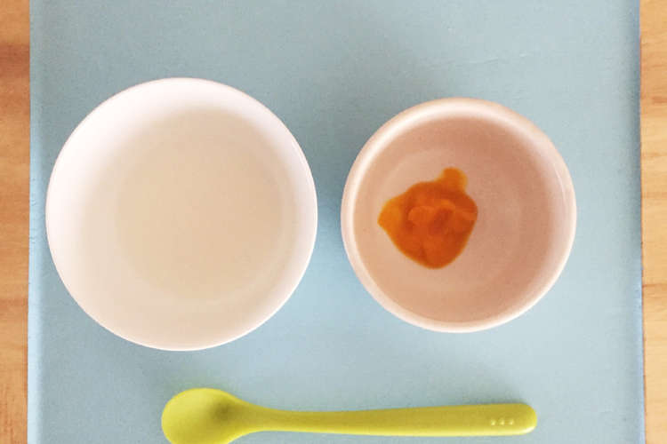 離乳食 初期5ヶ月 かぼちゃ レシピ 作り方 By 728yumama クックパッド 簡単おいしいみんなのレシピが360万品