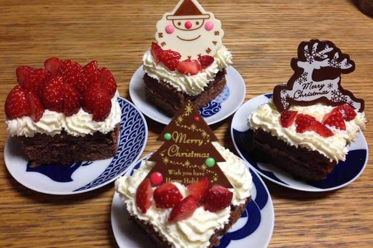 簡単 クリスマスケーキ15 レシピ 作り方 By めいたんのママ クックパッド