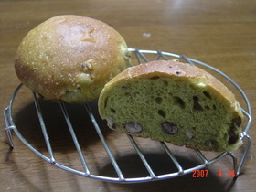 抹茶あずきパン