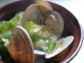 キャベツが甘い!アサリのスープ煮
