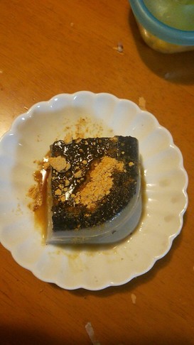 妊婦さんにも♡黒ゴマ豆乳寒天