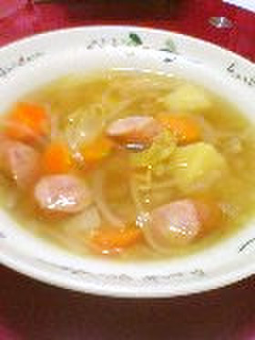 野菜とウインナーのぽかぽかポトフ