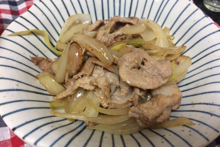 豚肉と玉ねぎと白ネギの炒め レシピ 作り方 By クック3s0wuy クックパッド 簡単おいしいみんなのレシピが361万品