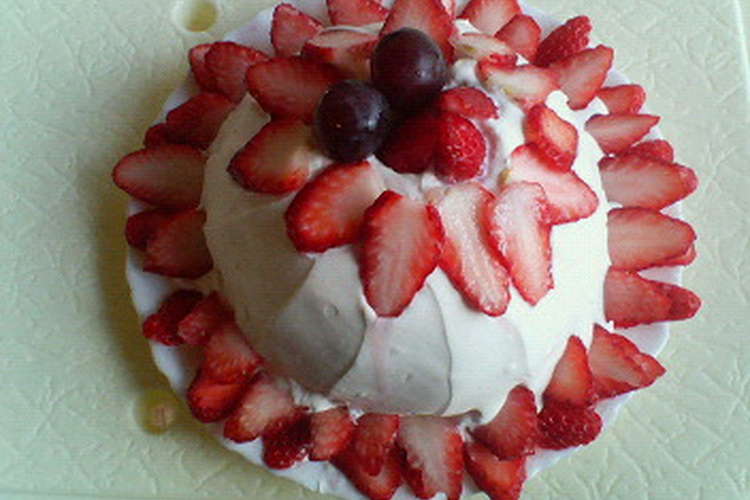 簡単おいしいケーキスイスロールで レシピ 作り方 By ぱんちまゆみ クックパッド