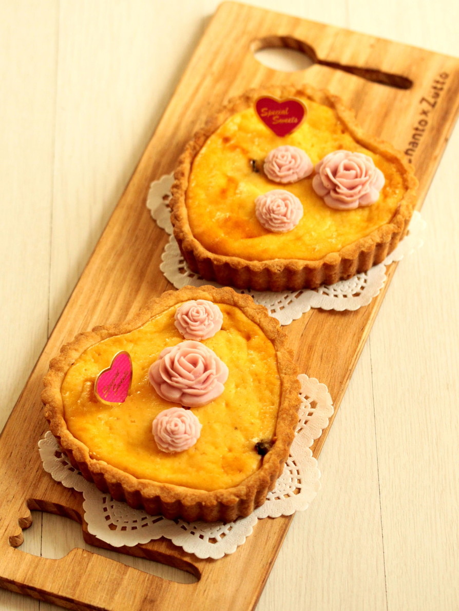 * バレンタイン♡ ラム・チーズケーキ♪の画像