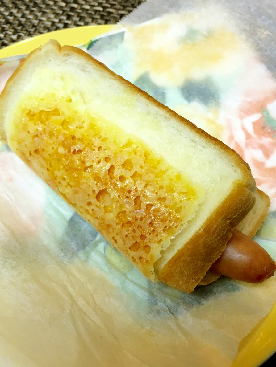 食パン♡レンジで簡単カリカリチーズドッグの画像