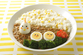 イースターに♪たまごとチキンの親子カレー