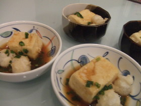 おまけつき♪揚げ出し豆腐