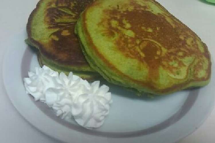 簡単 抹茶ホットケーキ レシピ 作り方 By 亜弥崋 クックパッド
