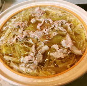 超簡単!だしが美味しい豚しゃぶ鍋