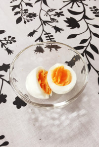 【レンジ】半熟ゆで卵