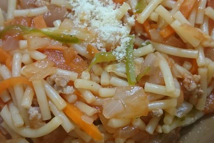 離乳食完了期 うまうまナポリタン レシピ 作り方 By 2mama クックパッド 簡単おいしいみんなのレシピが360万品