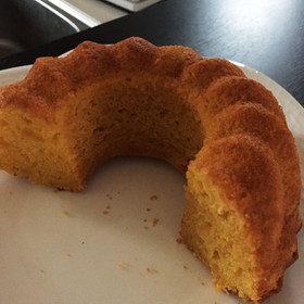 クグロフでカボチャケーキ☆ノンバター