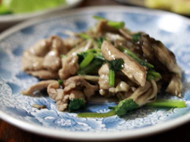 小松菜 まいたけ