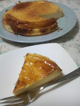 ミキサーで簡単♪ベイクドチーズケーキ